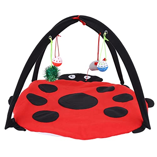 CaCaCook Play Pet 50 × 40 × 3 faltbare Spielmatte für Katzen, multifunktionales Haustierbett mit hängenden Spielzeugbällen CaCaCook Play Pet 50 × 40 × 3 faltbare Spielmatte für Katzen, multifunktionales Haustierbett mit hängenden Spielzeugbällen von CaCaCook