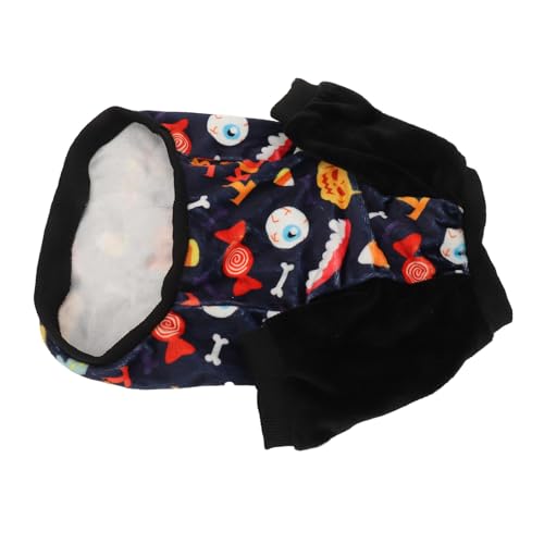 Halloween-Hundekleidung, niedliche, stilvolle Winter-Welpenkleidung mit und Süßigkeiten-Druck, Halloween, Party, Geburtstag, Party, Alltag Halloween-Hundekleidung, niedliche, stilvolle Winter-Welpenkleidung mit und Süßigkeiten-Druck, Halloween, Party, Geburtstag, Party, Alltag von CaCaCook