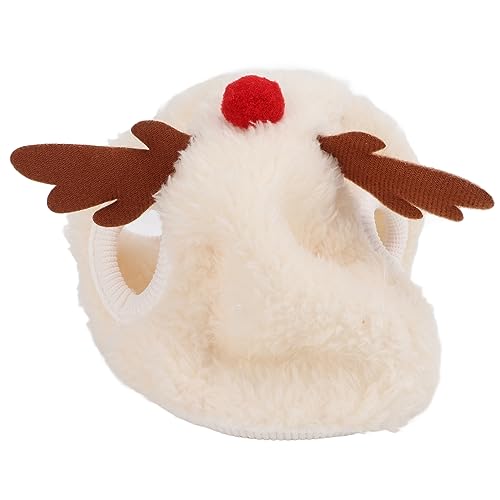 Verstellbare Weihnachtsmütze für Haustiere, Bunte Accessoires mit Weihnachtsbaum-Kopfschmuck, Niedliche Winterkopfbedeckung für Hunde und Katzen, für Haustier-Weihnachtskostüm (S) von CaCaCook