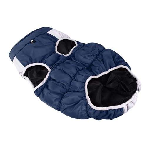 Winter-Hundemantel, Verdickt, Warm, Bequem, Wasserdicht, Winddicht, Reflektierende Hundejacke für den Winter (2XL) von CaCaCook