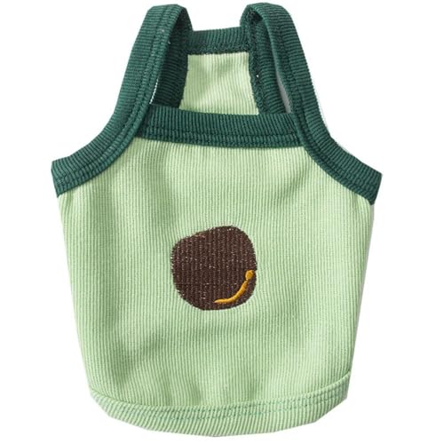 Hundepullover Haustier-Hundeweste, Sommer-Baumwoll-Hundekleidung, dünner Welpe for kleine und mittelgroße Hunde, Kleidung, Kostüm(M) von CaFfen
