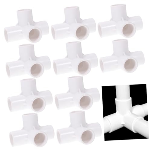 Cabilock 10 Stück PVC -Ellbogenzubehör Installation Rohrverbinder für Gewächshausschuppen Ellbogenfitting im Freien Rohrverbinder für Gewächshäuser Zeltgelenkverbinder PVC - Weiß Cabilock 10 Stück PVC -Ellbogenzubehör Installation Rohrverbinder für Gewächshausschuppen Ellbogenfitting im Freien Rohrverbinder für Gewächshäuser Zeltgelenkverbinder PVC - Weiß von Cabilock
