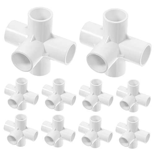 Cabilock 10 Stück Plastiktisch Platzieren Ellbogenfitting Rohr Gartenschlauch Schnellkupplung Verbinder Verbindungsstück Für Gewächshausschuppen Baldachinarmaturen Weiß PVC von Cabilock