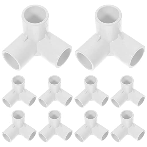 Cabilock 10 Stück Verbindungsstück für Gewächshausschuppen Rohr Bewässerung Wasser gemeinsam Schläuche Zelt-PVC-Anschlüsse PVC-Beschläge Zeltverbinder PVC-Winkelstück PVC - Weiß Cabilock 10 Stück Verbindungsstück für Gewächshausschuppen Rohr Bewässerung Wasser gemeinsam Schläuche Zelt-PVC-Anschlüsse PVC-Beschläge Zeltverbinder PVC-Winkelstück PVC - Weiß von Cabilock