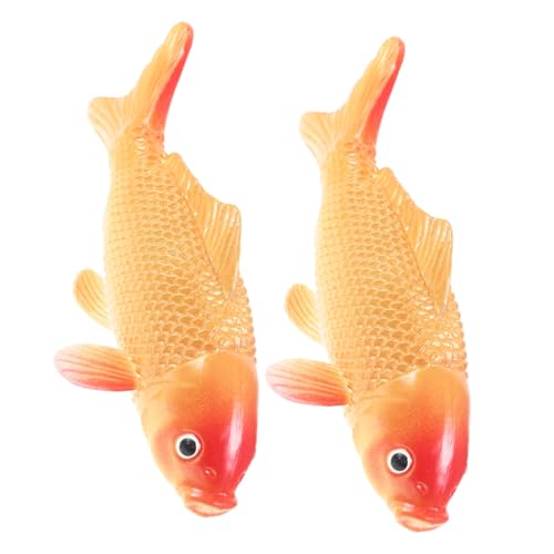 Cabilock 2 Stück Realistische Koi Fisch Modelle aus Robustem PVC Detailgetreue Aquarium Deko Dekorative Kunstfische für Gartenteich und Innenbereich Symbolische Glücksbringer Langlebige Cabilock 2 Stück Realistische Koi Fisch Modelle aus Robustem PVC Detailgetreue Aquarium Deko Dekorative Kunstfische für Gartenteich und Innenbereich Symbolische Glücksbringer Langlebige von Cabilock