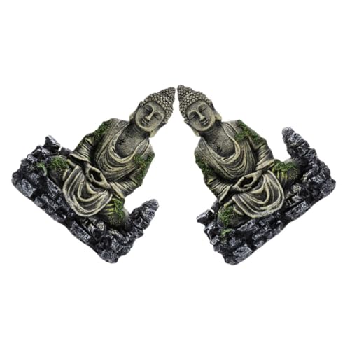 Cabilock 2 Stücke Teiliges Aquariumdekor Miniatur Leuchtturm und Buddha Statue aus Langlebigem Resin für Antike Unterwasserlandschaft und Mystische Aquariengestaltung Cabilock 2 Stücke Teiliges Aquariumdekor Miniatur Leuchtturm und Buddha Statue aus Langlebigem Resin für Antike Unterwasserlandschaft und Mystische Aquariengestaltung von Cabilock