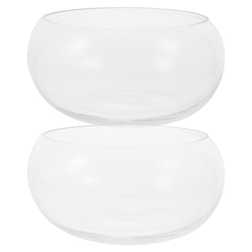 Cabilock Plastikbehälter 2pcs Haushalt transparenter hydroponischer Behälter glattes Glasschildkröten -Züchtung Terrarium Runder Pflanzer Schildkröten Deko Dekorative Schale Cabilock Plastikbehälter 2pcs Haushalt transparenter hydroponischer Behälter glattes Glasschildkröten -Züchtung Terrarium Runder Pflanzer Schildkröten Deko Dekorative Schale von Cabilock