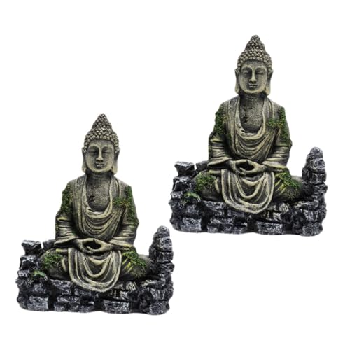 Cabilock 2stücke Aquariumdekor Aus Kunstharz Miniatur-Leuchtturm Und Buddha-Statue Für Aquarien-Gestaltung Unterwasser-Dekoration Für Hause Oder Büro Wasserfestes Cabilock 2stücke Aquariumdekor Aus Kunstharz Miniatur-Leuchtturm Und Buddha-Statue Für Aquarien-Gestaltung Unterwasser-Dekoration Für Hause Oder Büro Wasserfestes von Cabilock