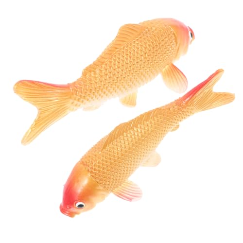 Cabilock 2stücke Simulierte Koi Fisch Modell Ornamente PVC Schwimmender Fisch Dekor Hohe Simulation Statue Unterwasser Dekoration Faux Karpfen Figuren Cabilock 2stücke Simulierte Koi Fisch Modell Ornamente PVC Schwimmender Fisch Dekor Hohe Simulation Statue Unterwasser Dekoration Faux Karpfen Figuren von Cabilock