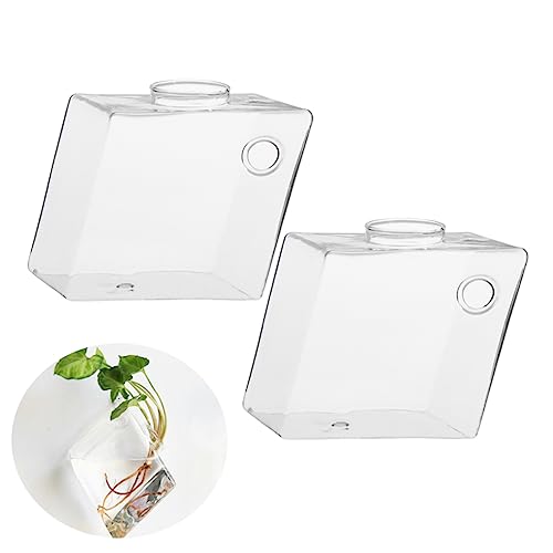 Cabilock 2stücke -blumentopf Wand-Terrarium Behälter Dekoration Stabiler -pflanztopf Hängender Terrarienbehälter Dekorative Blumenvase Für Haus Und Büro Rhombus Cabilock 2stücke -blumentopf Wand-Terrarium Behälter Dekoration Stabiler -pflanztopf Hängender Terrarienbehälter Dekorative Blumenvase Für Haus Und Büro Rhombus von Cabilock