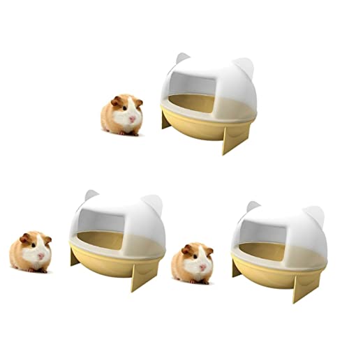 Cabilock 3 Stück Kleine Behälter Kleintierhaus Hamsterbadewanne Haustierbadebehälter Hamstersand Kleintiere Sandbadebox Nehmen Sie EIN Bad Gelbes Zwergsandbadebecken Cabilock 3 Stück Kleine Behälter Kleintierhaus Hamsterbadewanne Haustierbadebehälter Hamstersand Kleintiere Sandbadebox Nehmen Sie EIN Bad Gelbes Zwergsandbadebecken von Cabilock