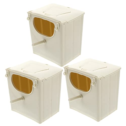 Cabilock 3 Stücke Vogel Zucht Box Künstliche Vögel Sittich Outdoor Käfig Vogel Nistkasten Sittich Box Vogel Box Künstliche Vogel Box Sittich Nistkasten Vogel Wohnbox Kolibri Papagei von Cabilock