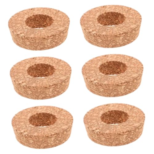 Cabilock 6 Stück Teiliges Korkdeckel für Hydroponische Transparentes mit Holzdeckel für Wanddekoration Pflanzen Terrarium und Kreative Wohnkultur von Cabilock