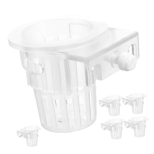 Cabilock 6 Stück Wassergrashalterbecher Fischtankpflanztopf Pflanzenbecher Für Aquarien Hydrokultur-anzuchtbecher Pflanzbecher Für Wasserpflanzen Fischtankblumentopf Weiß Plastik Cabilock 6 Stück Wassergrashalterbecher Fischtankpflanztopf Pflanzenbecher Für Aquarien Hydrokultur-anzuchtbecher Pflanzbecher Für Wasserpflanzen Fischtankblumentopf Weiß Plastik von Cabilock