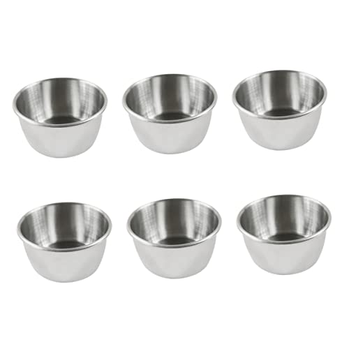 Cabilock Moderne Soßenbehälter Aus Edelstahl 6 Stück Wiederverwendbare Dip-Becher Für Den Einsatz in Restaurants Bars Und Zu Hause Cabilock Moderne Soßenbehälter Aus Edelstahl 6 Stück Wiederverwendbare Dip-Becher Für Den Einsatz in Restaurants Bars Und Zu Hause von Cabilock
