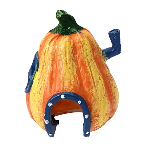 Cabilock Aquarium Deko Kürbis Versteck Höhle aus Resin Langlebiges Fischversteck für Garnelen und Kleine Fische Wasserfestes Aquarium Ornament Einfache Dekoratives Habitat für Cabilock Aquarium Deko Kürbis Versteck Höhle aus Resin Langlebiges Fischversteck für Garnelen und Kleine Fische Wasserfestes Aquarium Ornament Einfache Dekoratives Habitat für von Cabilock