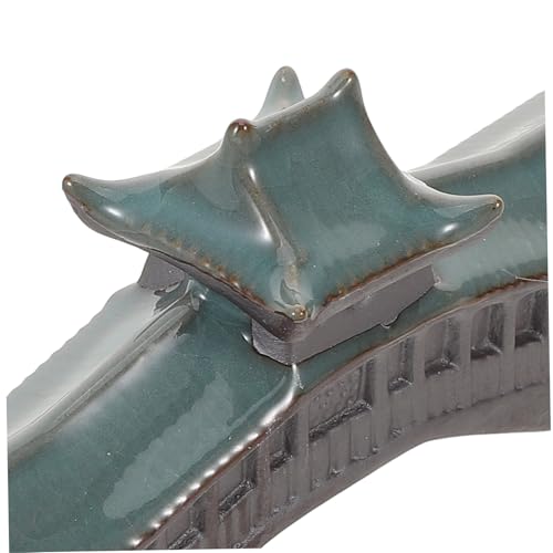 Cabilock Aquariumbrücke Miniatur-gartenornament Für Fischtank Dekor Brücke Aquarium-Dekoration Für Terrarium Feengarten Künstliches Brückenmodell Für Innen Und Außenbereich von Cabilock
