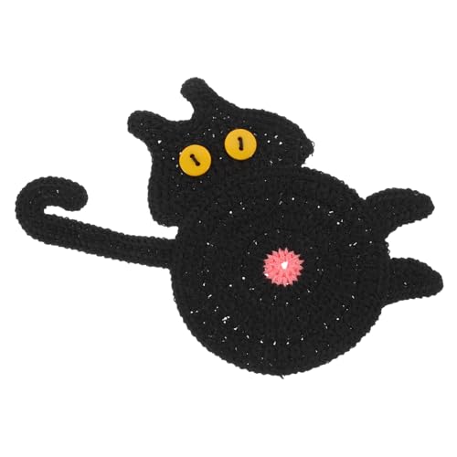 Cabilock Cute Handgefertigte Katzenuntersetzer rutschfest Und Hitzebeständig Für Und Gläser Perfektes Zuhause Accessoire Für Katzenliebhaber von Cabilock