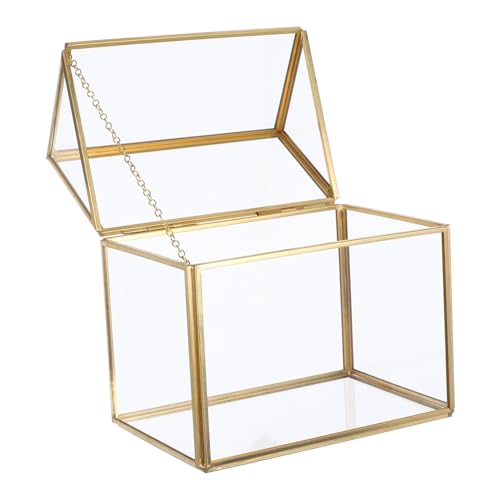 Cabilock Geometrisches Pflanzenterrarium Goldfarben Gehäuse Form Stabiler Gewächshaus Display Würfel Für Sukkulenten DIY Hochzeit Zimmer Büro Dekoration von Cabilock