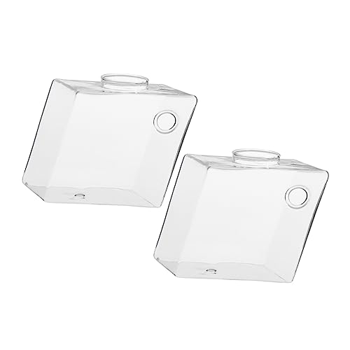 Cabilock Glas-blumenvasen-Set Terrarienschalen Stabile Pflanzvase Für Die Heimdekoration Wandbehangbehälter von Cabilock