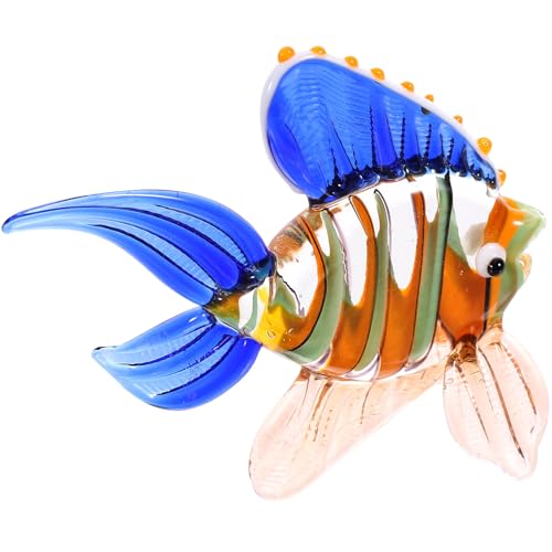 Cabilock Glasmalerei Fisch Ornament Handarbeit Dekor Wohndekor Schreibtischschmuck Meerestier Dekor Figur Für Tisch Oder Schrank Cabilock Glasmalerei Fisch Ornament Handarbeit Dekor Wohndekor Schreibtischschmuck Meerestier Dekor Figur Für Tisch Oder Schrank von Cabilock