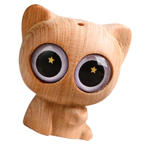 Cabilock Kätzchen Holzstatue Katzenhalsband Katzenschläfchen Plüsch Katze Ausbruchsicheres Katzendekor Für Haustier Katzenhalskette Neon Katzenfiguren Katzenfrauen Katzenfreigehege von Cabilock