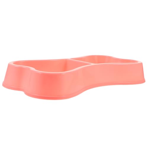 Cabilock Knochen-Kuchen-Form Katzennapf Katzendoppelnapf Futternapf Katzenwasserschale Katzennäpfe Erhöhter Katzennapfständer Hundefutter Aufbewahrungsschale für Katzenfutter Kieselgel rot von Cabilock