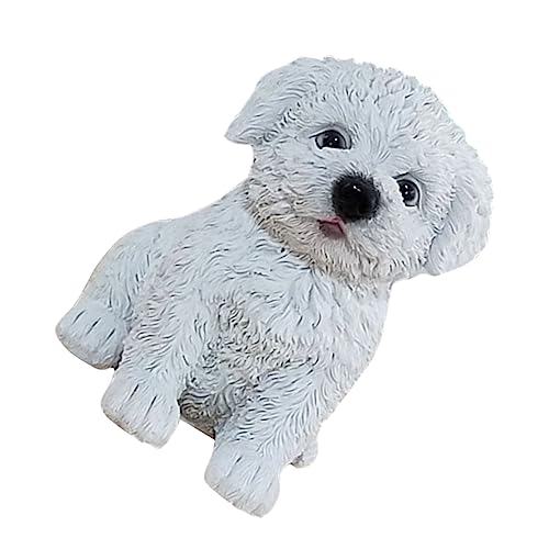 Cabilock Kunstharz Hund Statue Ornament Tischdeko Kreatives Hundespielzeug Dekoration Für Wohnzimmer Büro Hochzeit Cabilock Kunstharz Hund Statue Ornament Tischdeko Kreatives Hundespielzeug Dekoration Für Wohnzimmer Büro Hochzeit von Cabilock