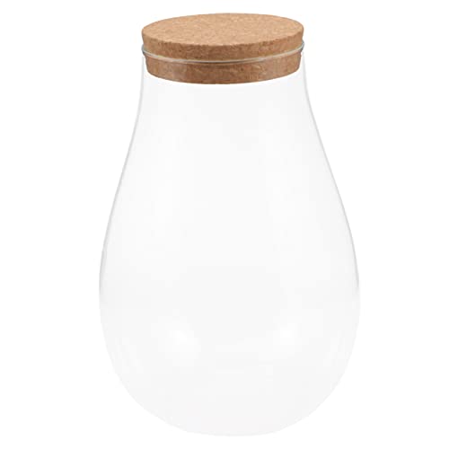 Cabilock Ökologische Mikrolandschaftsflasche Klare Glasvase Orb Pflanzenvermehrungsstation Betta-Aquarium Terrarienglas Mit Deckel Vitrinenanzeige Hölzern Terrarium Glockenförmig Cabilock Ökologische Mikrolandschaftsflasche Klare Glasvase Orb Pflanzenvermehrungsstation Betta-Aquarium Terrarienglas Mit Deckel Vitrinenanzeige Hölzern Terrarium Glockenförmig von Cabilock