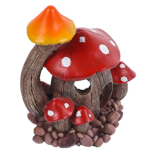 Cabilock Mushroom House Für Aquarien Rote Pilzhülle Aus Ungiftigem Harz Perfekter Unterschlupf Für Fische Und Garnelen Dekorativer Akzent Für Aquarienlandschaften Cabilock Mushroom House Für Aquarien Rote Pilzhülle Aus Ungiftigem Harz Perfekter Unterschlupf Für Fische Und Garnelen Dekorativer Akzent Für Aquarienlandschaften von Cabilock