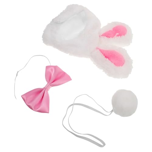 Cabilock Osterkostüm für Gartengans Teiliges Set Hasenohren Mütze Schleife Pompon Wetterfest Weicher Attraktives Design für Frühling Haustier Dekoration Cabilock Osterkostüm für Gartengans Teiliges Set Hasenohren Mütze Schleife Pompon Wetterfest Weicher Attraktives Design für Frühling Haustier Dekoration von Cabilock