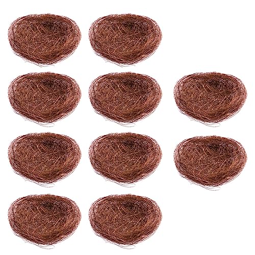 Cabilock Rattan Kanariennest 10Pcs Vogel Künstliche Hanffäden Orament Für Vogel Grashaus Cabilock Rattan Kanariennest 10Pcs Vogel Künstliche Hanffäden Orament Für Vogel Grashaus von Cabilock
