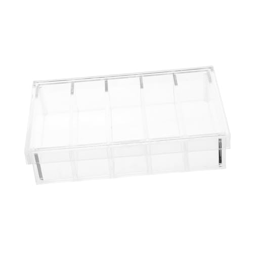 Cabilock Transparente Acryl Zuchtbox mit Deckel Feuchtigkeitsbewahrung Langlebig und Leicht zu Reinigen Fach Unterteilung als Petrischale für Fischbrut und Laborbeobachtung Cabilock Transparente Acryl Zuchtbox mit Deckel Feuchtigkeitsbewahrung Langlebig und Leicht zu Reinigen Fach Unterteilung als Petrischale für Fischbrut und Laborbeobachtung von Cabilock