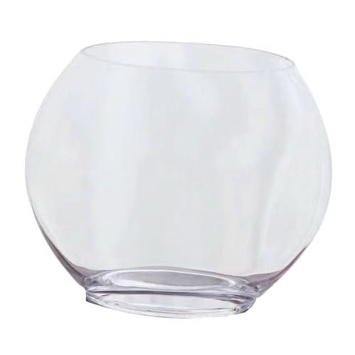 Cabilock Transparente Aquariumvase Fischglasvase Schale Pflanzer Behälter für Seerosen Pflanzen Terrarienschale glasvasen glasvase Set - Blumenvase Fischzubehör transparentes Aquariumbecken von Cabilock
