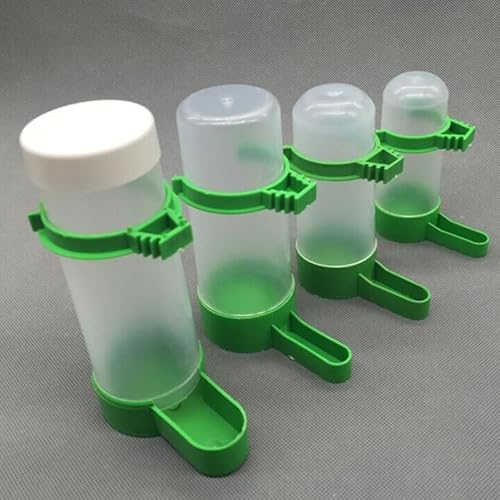Cabilock Vogel-Wasserspender, 5 Stück, aus Kunststoff, automatische Vogeltränke, Futternäpfe, Bewässerungsclip für Käfig, Haustier, Papageien, Wellensittiche, Nymphensittiche, Nymphensittiche, S Cabilock Vogel-Wasserspender, 5 Stück, aus Kunststoff, automatische Vogeltränke, Futternäpfe, Bewässerungsclip für Käfig, Haustier, Papageien, Wellensittiche, Nymphensittiche, Nymphensittiche, S von Cabilock