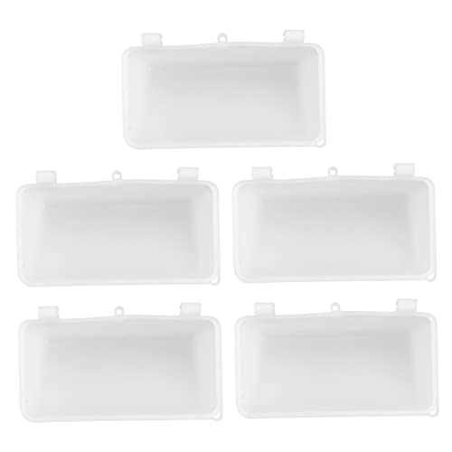 Papagei Taube Fütterung Fall 5pcs Taube Käfig Lebensmittel Trog Einfach Zu Weiß Kunststoff von Cabilock