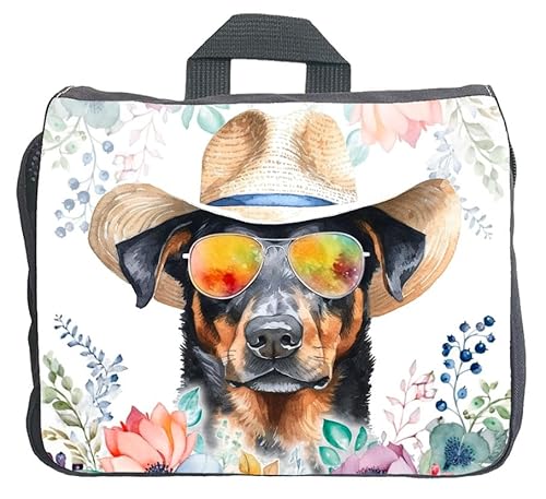 Cadouri Hundezubehörtasche mit Beauceron - Aufbewahrungstasche mit Hunderasse für Hundebesitzer - originelles Geschenk - handgefertigt von Cadouri