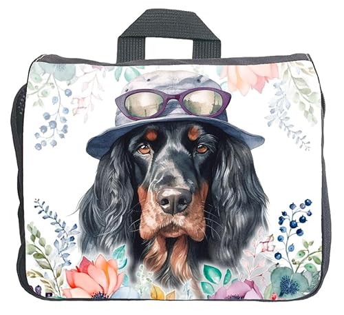 Cadouri Hundezubehörtasche mit Gordon Setter - Aufbewahrungstasche mit Hunderasse für Hundebesitzer - originelles Geschenk - handgefertigt von Cadouri