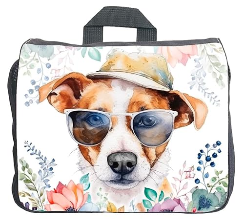 Cadouri Hundezubehörtasche mit Jack Russell Terrier - Aufbewahrungstasche mit Hunderasse für Hundebesitzer - originelles Geschenk - handgefertigt von Cadouri