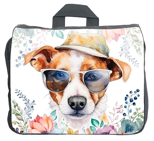 Cadouri Hundezubehörtasche mit Jack Russell Terrier - Aufbewahrungstasche mit Hunderasse für Hundebesitzer - originelles Geschenk - handgefertigt von Cadouri