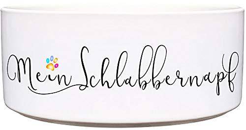 Cadouri Keramik Hundenapf » Mein Schlabbernapf « Futternapf Wassernapf - 1.300 ml Cadouri Keramik Hundenapf » Mein Schlabbernapf « Futternapf Wassernapf - 1.300 ml von Cadouri