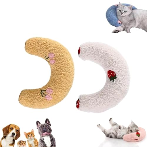 Plinko Hundekissen, U-förmiges Beruhigungsspielzeug, ultraweich, hohe Dichte, beruhigendes Hundekissen, Spielzeug zur Angstlinderung, weicher Plüschstoff, Nackenschutz, Haustierkissen für Hunde und Plinko Hundekissen, U-förmiges Beruhigungsspielzeug, ultraweich, hohe Dichte, beruhigendes Hundekissen, Spielzeug zur Angstlinderung, weicher Plüschstoff, Nackenschutz, Haustierkissen für Hunde und von Caduola
