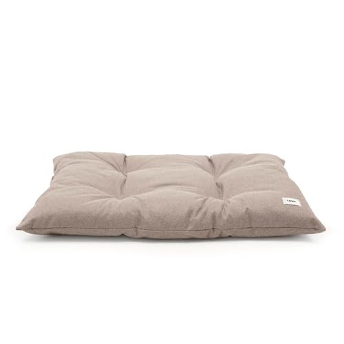 Cafide® Bett für große und kleine Hunde, beige Kissen aus weichem und gepolstertem Stoff, rutschfest und bequem von Cafide