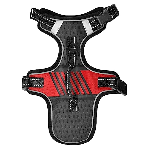 No Pull Hundegeschirr für kleine Hunde, verstellbar, Haustierweste, Geschirr mit Leine, reflektierender Frontclip, Weste mit Griff, einfache Kontrolle, Hunde, Katzen, Outdoor, Walking, technisch, No Pull Hundegeschirr für kleine Hunde, verstellbar, Haustierweste, Geschirr mit Leine, reflektierender Frontclip, Weste mit Griff, einfache Kontrolle, Hunde, Katzen, Outdoor, Walking, technisch, von Caihoyu