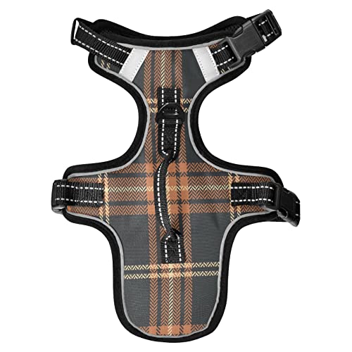 No Pull Hundegeschirr für kleine Hunde, verstellbare Haustierweste, Geschirr mit Leine, reflektierender Frontclip, Weste mit Griff, einfache Kontrolle für kleine, mittelgroße und große Hunde, Katzen, No Pull Hundegeschirr für kleine Hunde, verstellbare Haustierweste, Geschirr mit Leine, reflektierender Frontclip, Weste mit Griff, einfache Kontrolle für kleine, mittelgroße und große Hunde, Katzen, von Caihoyu