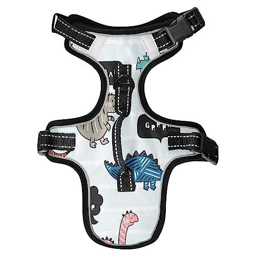 No Pull Hundegeschirr für mittelgroße Hunde, verstellbar, Haustierweste, Geschirr mit Leine, reflektierender Frontclip, Weste mit Griff, einfache Kontrolle, Hunde, Katzen, Outdoor, Spazierengehen, No Pull Hundegeschirr für mittelgroße Hunde, verstellbar, Haustierweste, Geschirr mit Leine, reflektierender Frontclip, Weste mit Griff, einfache Kontrolle, Hunde, Katzen, Outdoor, Spazierengehen, von Caihoyu