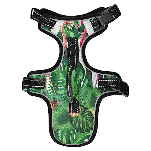 No Pull Hundegeschirr für mittelgroße Hunde, verstellbar, Haustierweste, Geschirr mit Leine, reflektierender Frontclip, Weste mit Griff, einfache Kontrolle, Hunde, Katzen, Spaziergänge im Freien, rosa No Pull Hundegeschirr für mittelgroße Hunde, verstellbar, Haustierweste, Geschirr mit Leine, reflektierender Frontclip, Weste mit Griff, einfache Kontrolle, Hunde, Katzen, Spaziergänge im Freien, rosa von Caihoyu