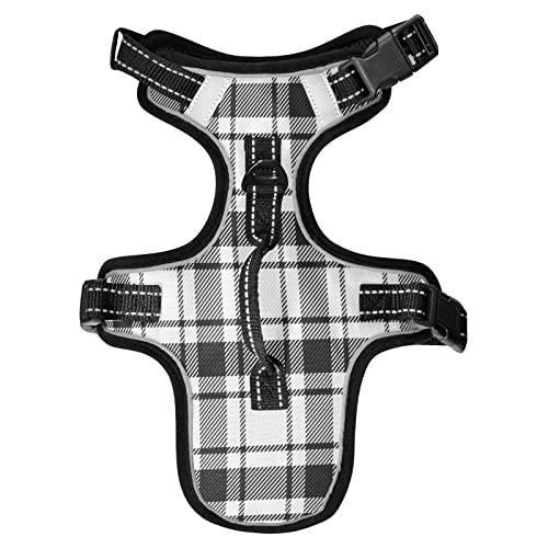 No Pull Hundegeschirr für mittelgroße Hunde, verstellbares Haustierweste, Geschirr mit Leine, reflektierender Frontclip, Weste mit Griff, einfache Kontrolle für kleine, mittelgroße und große Hunde, No Pull Hundegeschirr für mittelgroße Hunde, verstellbares Haustierweste, Geschirr mit Leine, reflektierender Frontclip, Weste mit Griff, einfache Kontrolle für kleine, mittelgroße und große Hunde, von Caihoyu