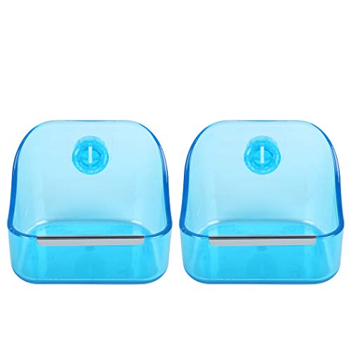 CalPalmy Futter- und Wassernapf für Kaninchen, Chinchilla, Meerschweinchen, 12,7 x 9,5 x 10,2 cm, 2 Stück CalPalmy Futter- und Wassernapf für Kaninchen, Chinchilla, Meerschweinchen, 12,7 x 9,5 x 10,2 cm, 2 Stück von CalPalmy