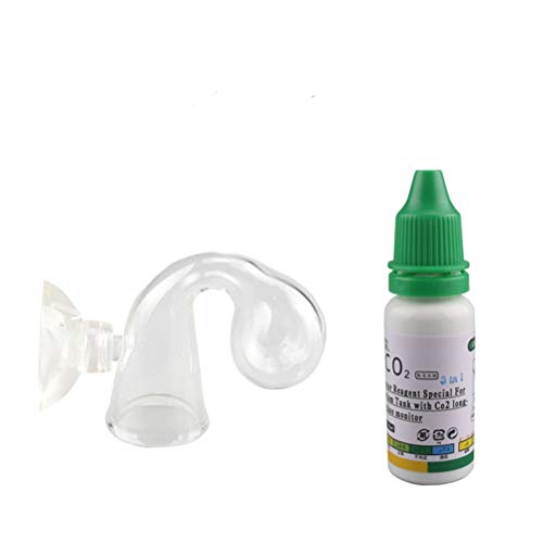 Calayu CO2 Drop Checker CO2-Test Langzeit-Monitor mit Saugnapf, 15 ml Testflüssigkeit, Aquariumausrüstung Calayu CO2 Drop Checker CO2-Test Langzeit-Monitor mit Saugnapf, 15 ml Testflüssigkeit, Aquariumausrüstung von Calayu